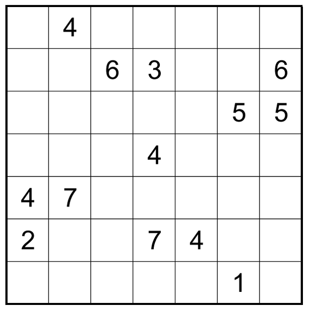 Figure 2: Vanilla 24-7 Puzzle